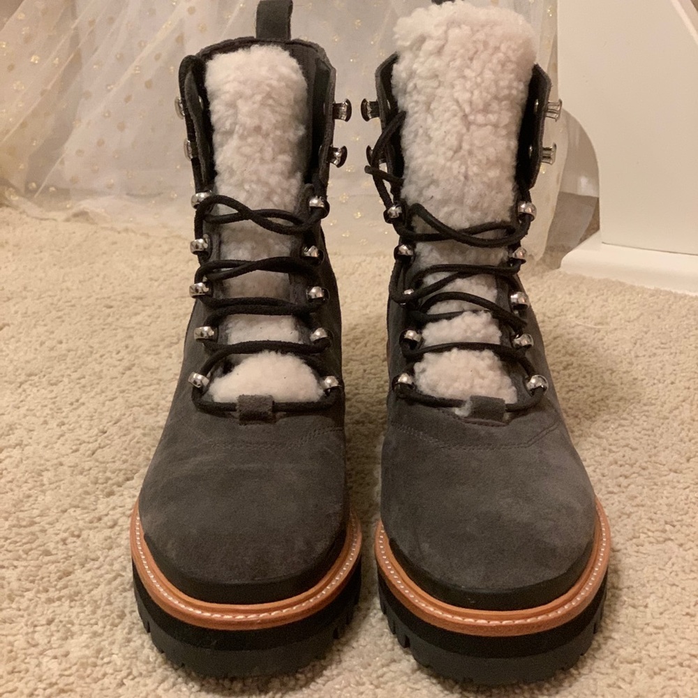 Marc Fisher Grey Boots 8
